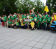 Europos žmonių su persodintais organais sporto žaidynių atidarymo ceremonija Vilniuje