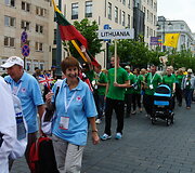 Europos žmonių su persodintais organais sporto žaidynių atidarymo ceremonija Vilniuje