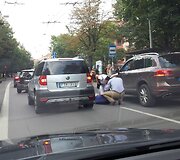 Vilniaus Pylimo gatvėje partrenktas žmogus