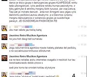 &bdquo;Jaunimo retro muzikos agentūros&ldquo; ir skaitytojų susira&scaron;inėjimas
