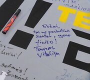 Buriuotojo Roko Milevičiaus palydėtuvės į &bdquo;Volvo Ocean Race&ldquo; startą Alikantėje
