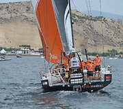 Rokas Milevičius ir &bdquo;Brunel&ldquo; komanda sėkmingai startavo regatoje aplink pasaulį &bdquo;Volvo Ocean Race&ldquo; 2014 m. spalio 11 d. 