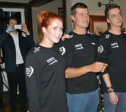 Trumpam grįžęs į Lietuvą buriuotojas Rokas Milevičius susitiko su gerbėjais (buriuomene)  2014 m. gruodžio 17 d. 
