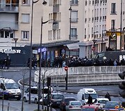 Įkaitų i&scaron;laisvinimo operacija Paryžiuje, ko&scaron;erinio maisto parduotuvėje, Venseno rajone 2015 m. sausio 09 d. 
