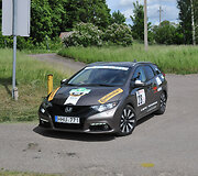 &bdquo;Press ralis 2015&ldquo;: Žilvinas Pekarskas ir Giedrius Žiura su &bdquo;Honda Civic Tourer&ldquo; &ndash; dyzelių klasės nugalėtojai 