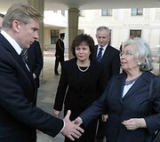 Lietuvos delegacija pagerbė L.Kaczynskio atminimą