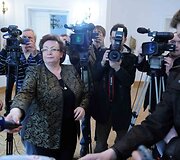 Lietuvos delegacija pagerbė L.Kaczynskio atminimą