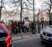 Lietuvos delegacija pagerbė L.Kaczynskio atminimą