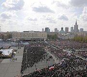 Gedulinga atsisveikinimo ceremonija Pilsudskio aik&scaron;tėje