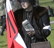 Gedulinga atsisveikinimo ceremonija Pilsudskio aik&scaron;tėje