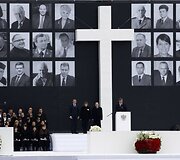 Gedulinga atsisveikinimo ceremonija Pilsudskio aik&scaron;tėje