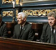 Azerbaidžano premjeras Arturas Rasizade, EP prezidentas Jerzy Buzekas ir laikinasis Moldavijos prezidentas Mihai Ghimpu