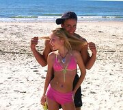 Monika ir Donatas &Scaron;ventojoje, bikini porelių konkursas