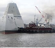 Moderniausias amerikiečių eskadrinis minininkas &bdquo;USS Zumwalt&ldquo; &ndash; nematomas radarams