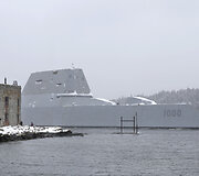 Moderniausias amerikiečių eskadrinis minininkas &bdquo;USS Zumwalt&ldquo; &ndash; nematomas radarams