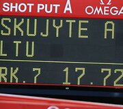 Rutulio stūmikė Austra Skujytė
