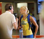 &Scaron;vedų lengvosios atletikos žvaigždė Carolina Kluft