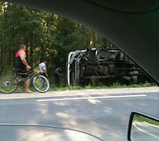 Skaudi avarija Druskininkų kelyje