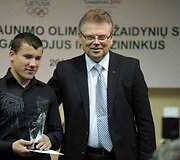 Singapūro olimpinių žaidynių dalyvių pagerbimas LTOK