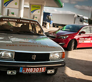 2000 km žygis i&scaron; Vilniaus į Paryžių su 30 metų senumo &bdquo;Peugeot 305&ldquo; ir naujuoju 308