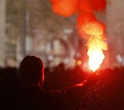 Studentų protestas Romoje