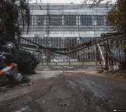 Griūvanti ZIL automobilių gamykla netoli Maskvos