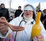 Užgavėnės Stubrių kaime, &Scaron;ilutės rajone
