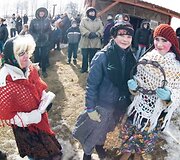 Užgavėnės Stubrių kaime, &Scaron;ilutės rajone