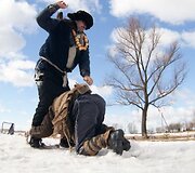 Užgavėnės Stubrių kaime, &Scaron;ilutės rajone