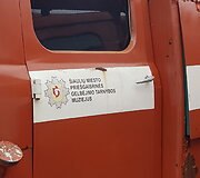 Sena ugniagesių technika Ch.Frenkelio vilos kieme