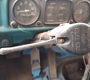 Sena ugniagesių technika Ch.Frenkelio vilos kieme