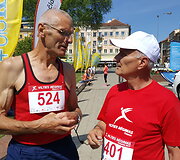 Stasys Laniauskas ir Zigmantas Rimkus &bdquo;Vilties bėgime&ldquo;