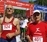Stasys Laniauskas ir Zigmantas Rimkus &bdquo;Vilties bėgime&ldquo;