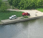 Vilniuje, prie Žvėryno tilto, i&scaron;trauktas skenduolis