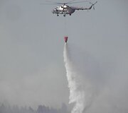 Gaisras Traksėdžių durpyne