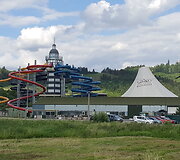 2200 km į Kroatiją: Slovakija, Demanovo slėnis, Be&scaron;eniovos vandens parkas