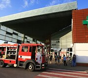 Gaisras Klaipėdos &bdquo;Akropolyje&ldquo;