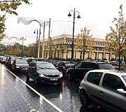 Penktadienio spūstis Vilniuje, Gedimino pr.