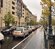 Penktadienio spūstis Vilniuje, Gedimino pr.