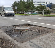 Vilniaus Mokslininkų gatvės duobės