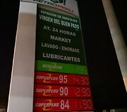 Degalų kainos Peru