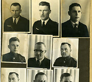 J. Miežlai&scaron;kis. Aviatorių portretai dokumentams. 1937 m. (LAM)