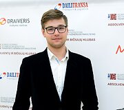 VGTU Transporto inžinerijos fakulteto studentas Martynas Razgus