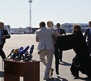 &bdquo;Femen&ldquo; aktyvistės nepraleido progos surengti i&scaron;puolį prie&scaron; patriarchą Kirilą.