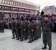 Rikiuotė prie Auk&scaron;čiausiosios Tarybos rūmų (1991 m.)