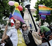 Seksualinių mažumų eitynių dalyviai