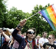 Seksualinių mažumų eitynių dalyviai