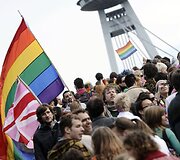 Seksualinių mažumų eitynių dalyviai