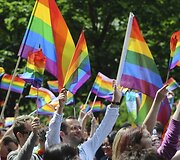 Seksualinių mažumų eitynių dalyviai