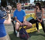 Nugalėtojai Taisto Miettinenas ir Kristiina Haapalainen